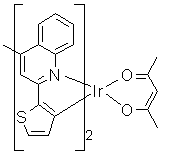 Bis(4-methyl-2-(thiophen-2-yl)quinoline)(acetylacetonate)Iridium(III)